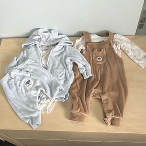 Set of 2 Carter’s 3M Outfits (Doggy and Bear)